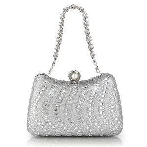 6514 Luxury Full Diamond Evening Bag Customized Handbag Versatile Crossbody